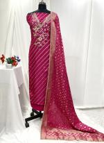 Dola Silk Rani Pink Festival Wear Sequins Work Salwaar Suit